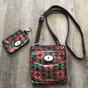 Fossil purse and matching wallet